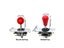 Copy Sanwa Joystick 8 Way Arcade Stick Battop Round Top 5Pins Connector For USB Carousel 4