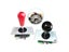 Copy Sanwa Joystick 8 Way Arcade Stick Battop Round Top 5Pins Connector For USB Carousel 5