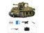 Remote Control 1/30 Infrared Battle RC Tank With Sound LED Military Model For Carousel 1