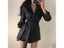 ChicNiche Korean-Style Leather Jacket For Women Casual Medium-Length Slimming Carousel 4