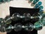 1960s Vintage 2-String Chunky Faceted Blue Green Beads & Big Rhinestone Necklace Carousel 8