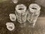 Laboratory style little glass bottles with glass stoppers Carousel 3