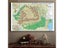 The Romania Map Canvas Painting In Romanian Wall Poster For Travel Gift School Carousel 1