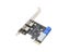 2 Ports PCI Express USB 3.0 Front Panel With Control Card Adapter 4-Pin 20 Pin Carousel 1