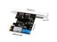 2 Ports PCI Express USB 3.0 Front Panel With Control Card Adapter 4-Pin 20 Pin Carousel 4