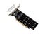 4Port M.2 NVME To PCI Express X16 4.0 Bifurcation Raid Controller M KEY NVME Carousel 3