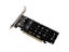 4Port M.2 NVME To PCI Express X16 4.0 Bifurcation Raid Controller M KEY NVME Carousel 4