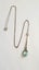 A Beautiful Art Deco Platinum & 18CT Aquamarine & Old Cut Diamond Necklace Carousel 4