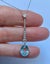 A Beautiful Art Deco Platinum & 18CT Aquamarine & Old Cut Diamond Necklace Carousel 10