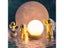 Astronaut Ornament Yellow Moon Ambient Light Office Wine Cooler Decorations Carousel 3