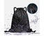 Nylon Drawstring Backpack Waterproof Outdoor Sport Bag Black Carousel 3
