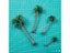 Height 6-15cm Coconut Palm Tree Model DIY Park Rainforest Train Railroad Carousel 4