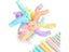 4 Pack Mini Pop Tube Sensory Fidget Toy Colorful Heavy-Duty For Construction Carousel 4