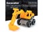 Excavator Dump Truck Model Toy Engineering Vehicle Set .Construction Fleet Carousel 1