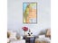 42X59cm Canvas Israel Map Waterproof Non-smelling Wall Painting For Home Office Carousel 3