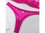 Sexy Polka Dot Lingerie Two Piece Sets Mesh See Though Solid Color Bras And Carousel 5