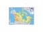 59*42cm French Canada Topographic Map Posters Prints Canvas Art For Home Office Carousel 6