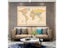 120x80cm World Map Classic Vinyl Spray Map No Country Flag For School Home Carousel 5