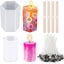 Silicone Candle Moulds Molds Candle Wicks Kit Carousel 1