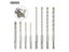 1Pc Concrete SDS Plus Bit For Double Auger Hammer 110mm-200mm Wall Brick Block Carousel 3