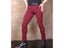 Men Sexy Slim Pants High Elastic Low Waist Trousers Tight Warm Black Burgundy Carousel 7