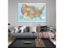 150*100cm The Administrative Map Of USA Wall Decorative Canvas Painting Art Carousel 3