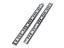 2pcs Drawer Slide Ball Guide Two Sections 17mm Wide Steel Fold Drawer Steel Carousel 4