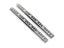 2pcs Drawer Slide Ball Guide Two Sections 17mm Wide Steel Fold Drawer Steel Carousel 1