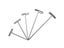 27/32/38/51mm T Shaped Sliver Stainless Steel Sewing Positioning Needles Carousel 7