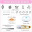 Glass Seed Beads Jump Rings Tools Jewellery Making Kit Carousel 3
