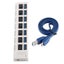7-Port Usb 3.0 Hub 5Gbps Plug & Play 1Tb Support Carousel 7