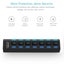 7-Port Usb 3.0 Hub 5Gbps Plug & Play 1Tb Support Carousel 12