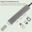 4-Port Usb-C Aluminum Alloy Hub With Led Indicator Carousel 7