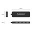 4-Port Usb 2.0 Hub Converter Black Carousel 4