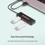 4-Port Usb 2.0 Hub Converter Black Carousel 8