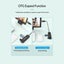 4-Port Usb 2.0 Hub Converter Black Carousel 9