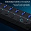 7-Port Usb 3.0 Hub With Switch For Pc / Laptop Carousel 11
