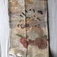 Vintage Woven Silk Japanse Obi Fabric Woven Crane Floral Design Carousel 5