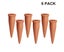 Plant Watering Devices 6 Pack Terracotta Vacation Plant Waterer Wine Bottle W Carousel 1