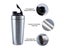 Stainless Steel Protein Shaker Cup Portable Fitness Sports Mug Nutrition Carousel 4