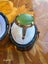 Victorian 9ct Gold Ponamu Green stone Ring 3.37gm Carousel 9