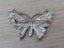 Vintage Paua butterfly brooch Carousel 2