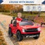 Kids Ride on Remote Controlled Licensed Ford Ranger Raptor Red 707-R Carousel 5