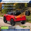 Kids Ride on Remote Controlled Licensed Ford Ranger Raptor Red 707-R Carousel 3