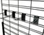 Euro Loop Slatwall Hook - Black Steel - 15cm (58PCS) Carousel 3