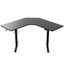 Corner Standing Desk Sit and Stand Up Computer Office Gaming L Shaped Black Carousel 11