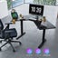 Corner Standing Desk Sit and Stand Up Computer Office Gaming L Shaped Black Carousel 14