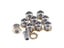 10pcs Drum Air Vent With Gasket Bass Tom Snare Drum Parts Carousel 5