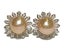 10 - 10.5mm Peach Pink Edison Pearl Stud Earrings Carousel 4