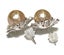 10 - 10.5mm Peach Pink Edison Pearl Stud Earrings Carousel 7